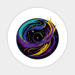 Galactic Vinyl Record Magnet